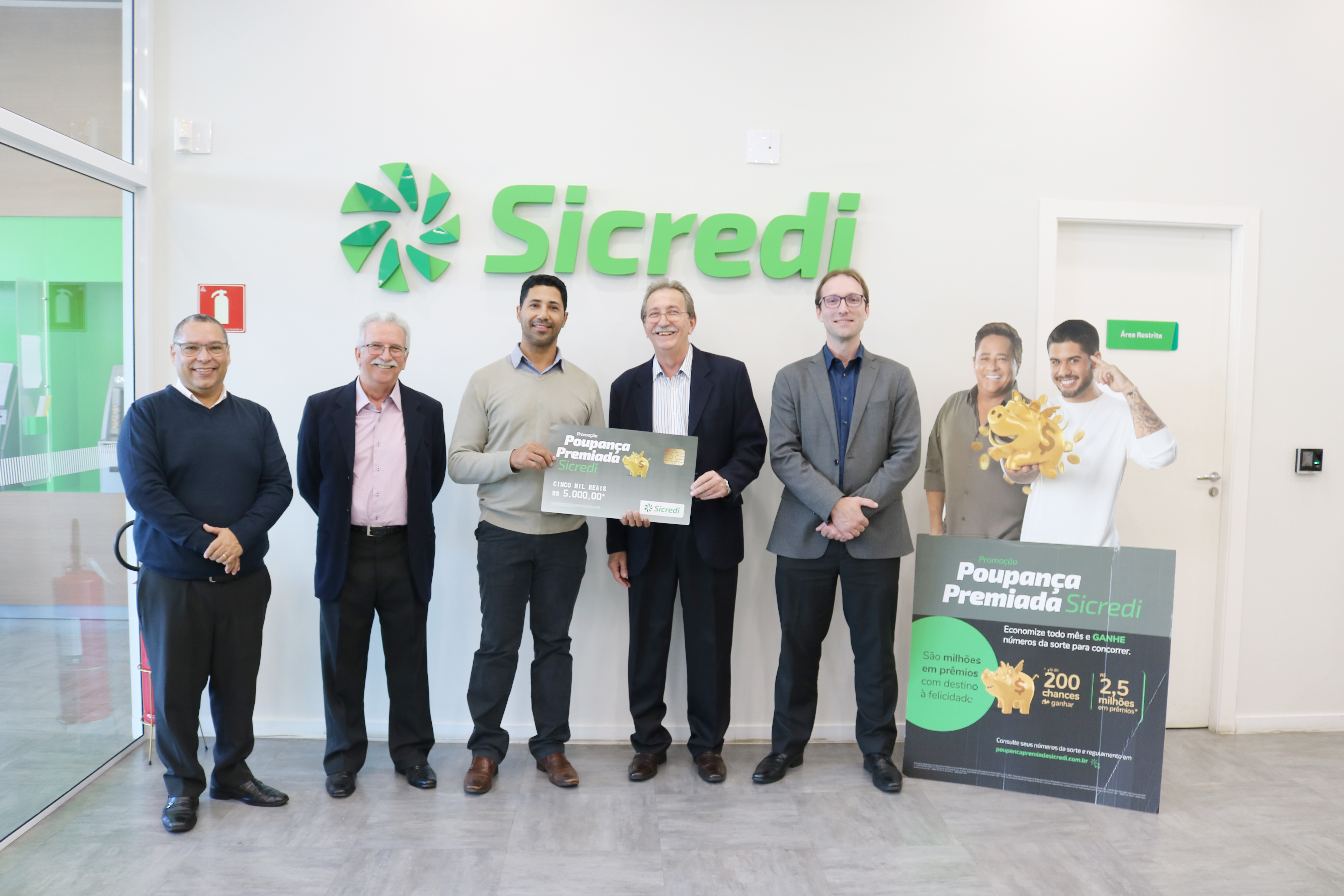 Associado do Sicredi em Ilha Solteira ganha prêmio em Promoção da Poupança